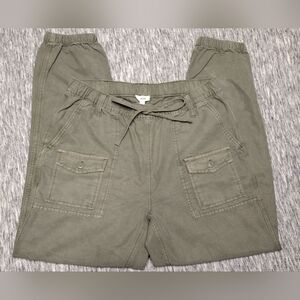 Aerie Army Green Cargo Joggers, Women's Size Small, Like New